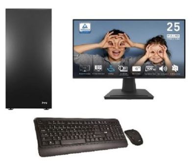 MSG CAstum A324/ AMD Ryzen 5 5600GT/16DDR4/512SSD/MS+KB+Mon 25¨