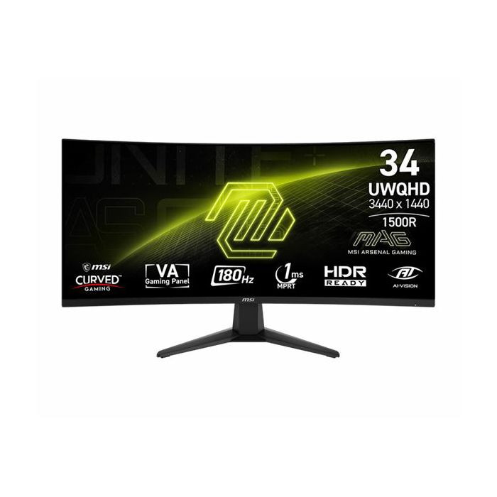 Monitor 34 MSI MAG 346CQ UWQHD VA 180HZ, zakrivljeni
