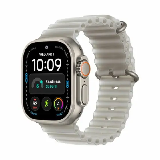 Pametni sat Apple Watch Ultra 4 Cellular 49mm Natural Titanium Case with Translucent Grey Ocean Band