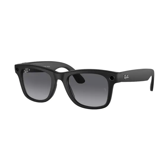 Ray-Ban Meta Wayfarer Gen 2 Matte Black Polarized Graphite