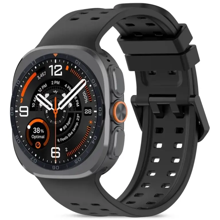 TECH-PROTECT SILICONE AIR narukvica za SAMSUNG GALAXY WATCH ULTRA 1 / 2 2024-2026 (47 MM) BLACK
