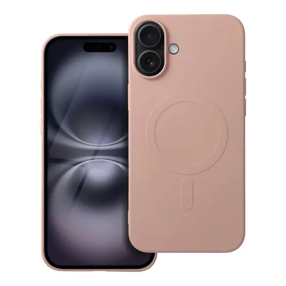 SILICONE MAG COVER MagSafe maska za IPHONE 16 Plus pink