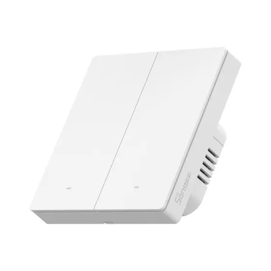 SONOFF pametni prekidač Wi-Fi M5-2C-86, dvojni, bijeli