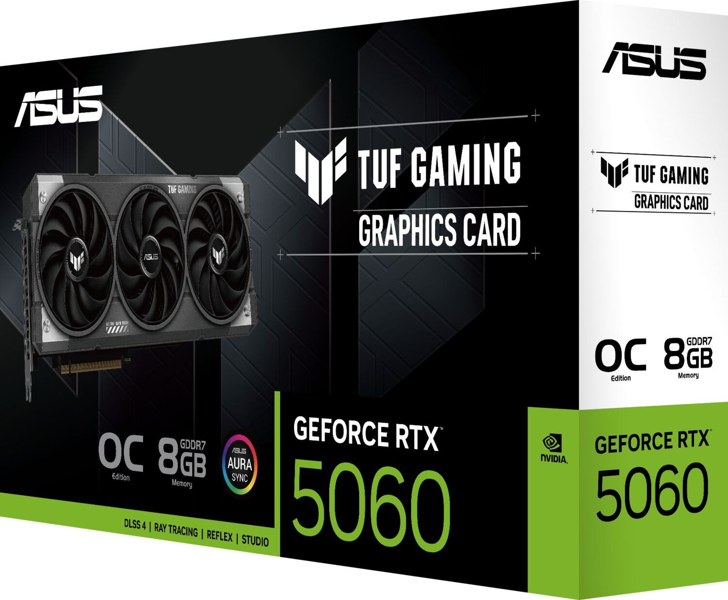 ASUS TUF-RTX5060-O8G-GAMING 8GB GDDR7, 3x DP, 1x HDMI