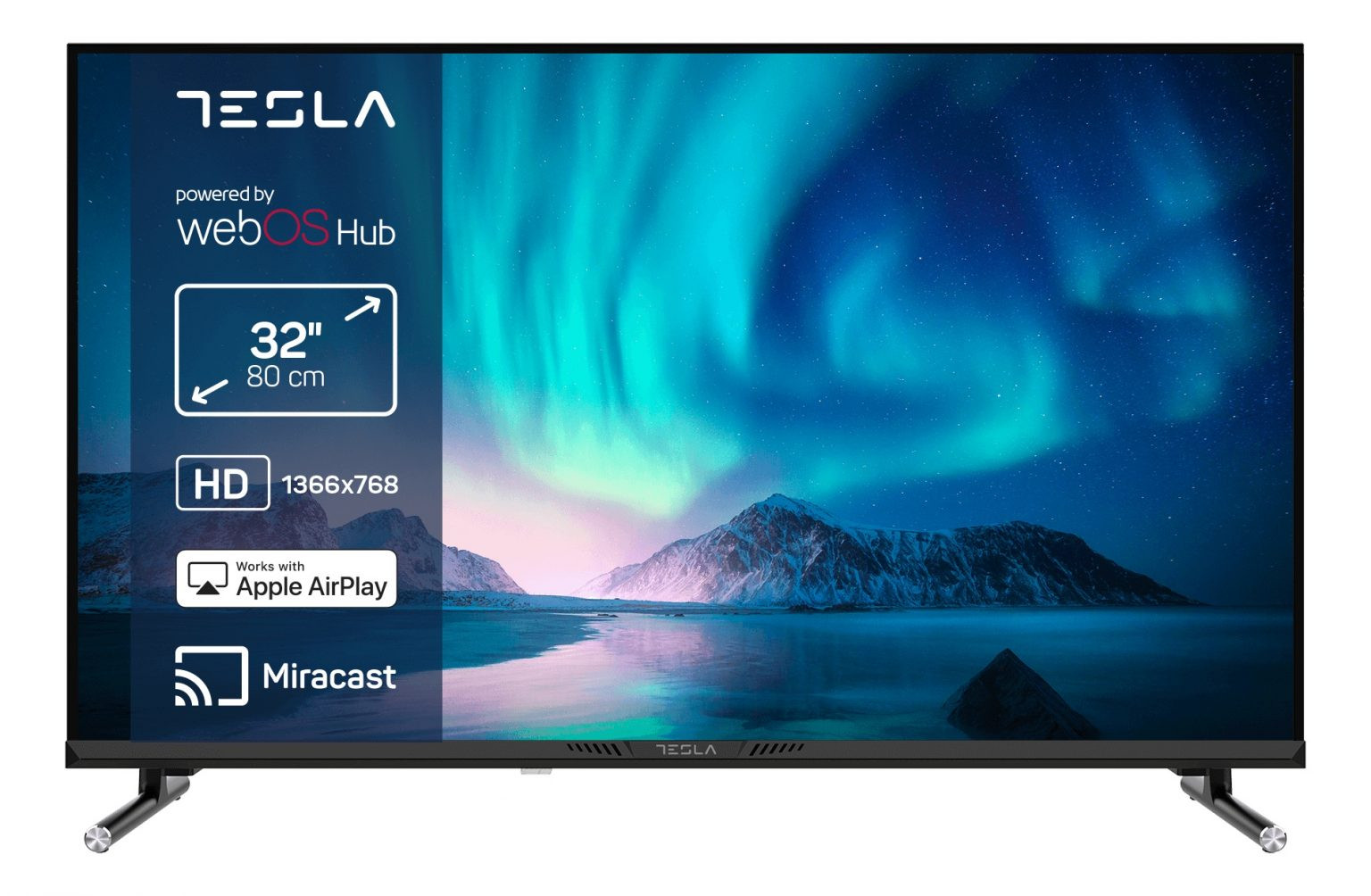 TESLA TV 32E645BHW HD WebOSDVB-T/T2/C/S/S2