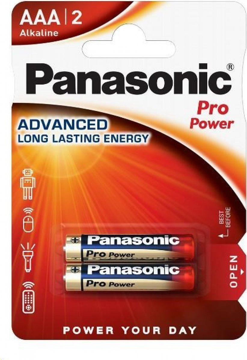 PANASONIC baterije LR03PPG/2BP Alkaline Pro Power