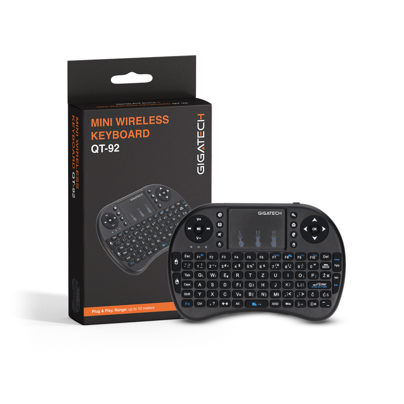 Tipkovnica Gigatech QT-92 wireless, mini