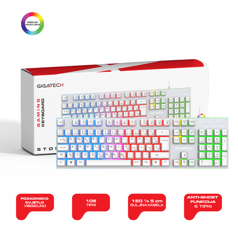 Tipkovnica Gigatech STORM gaming