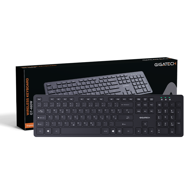 Tipkovnica Gigatech GT-460W, wireless