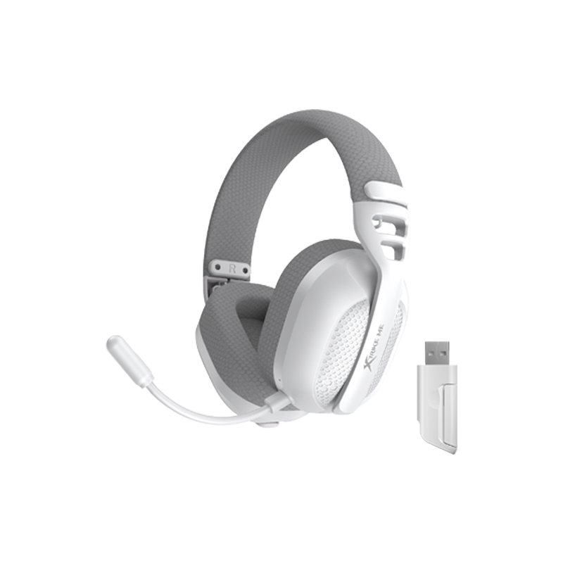 Slušalice X-trike me GH-513W gaming, wireless, bijele