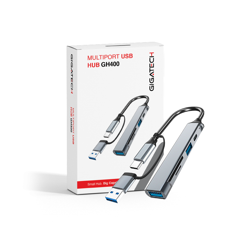 USB hub Gigatech GH400, multiport