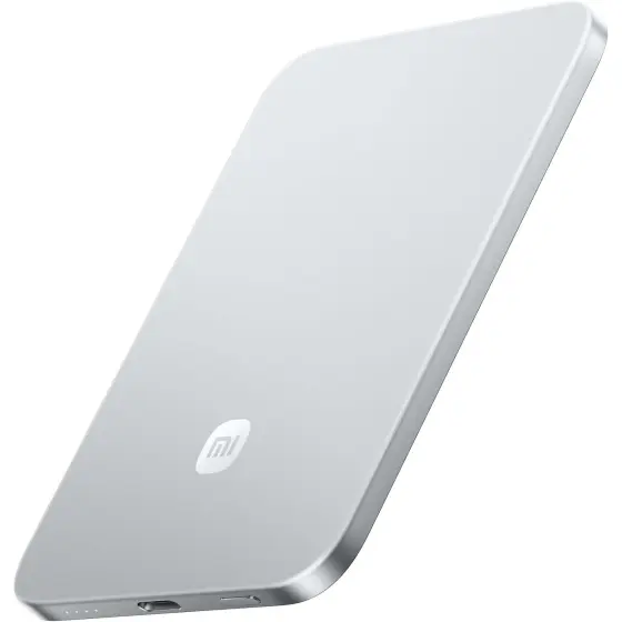 Xiaomi UltraThin PB 5000 mAh siva USB-C x1, bežično punjenje