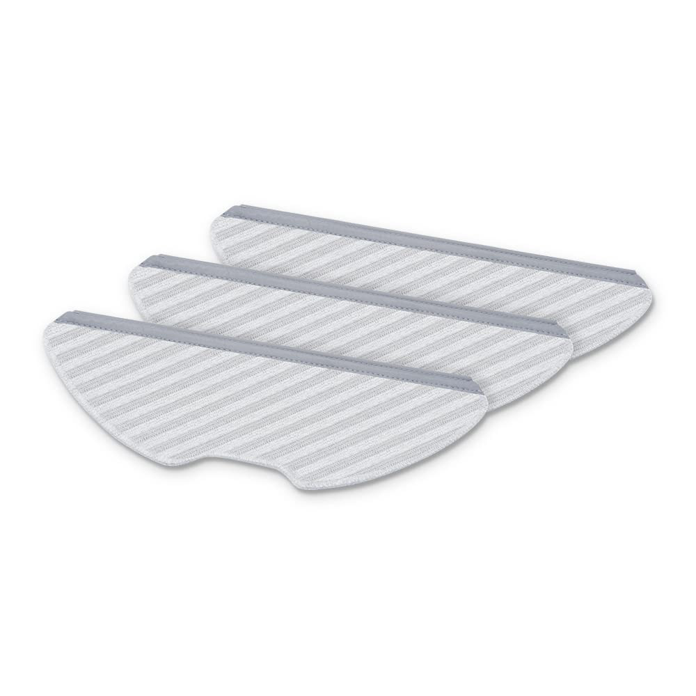 Compatible Models: Tapo RV30 Plus, Tapo RV30, Tapo RV10 Plus, Tapo RV10Package Contents: Washable Mop Cloth ×3Easy to wash and can be reused many times over.Easy to install. No tools required