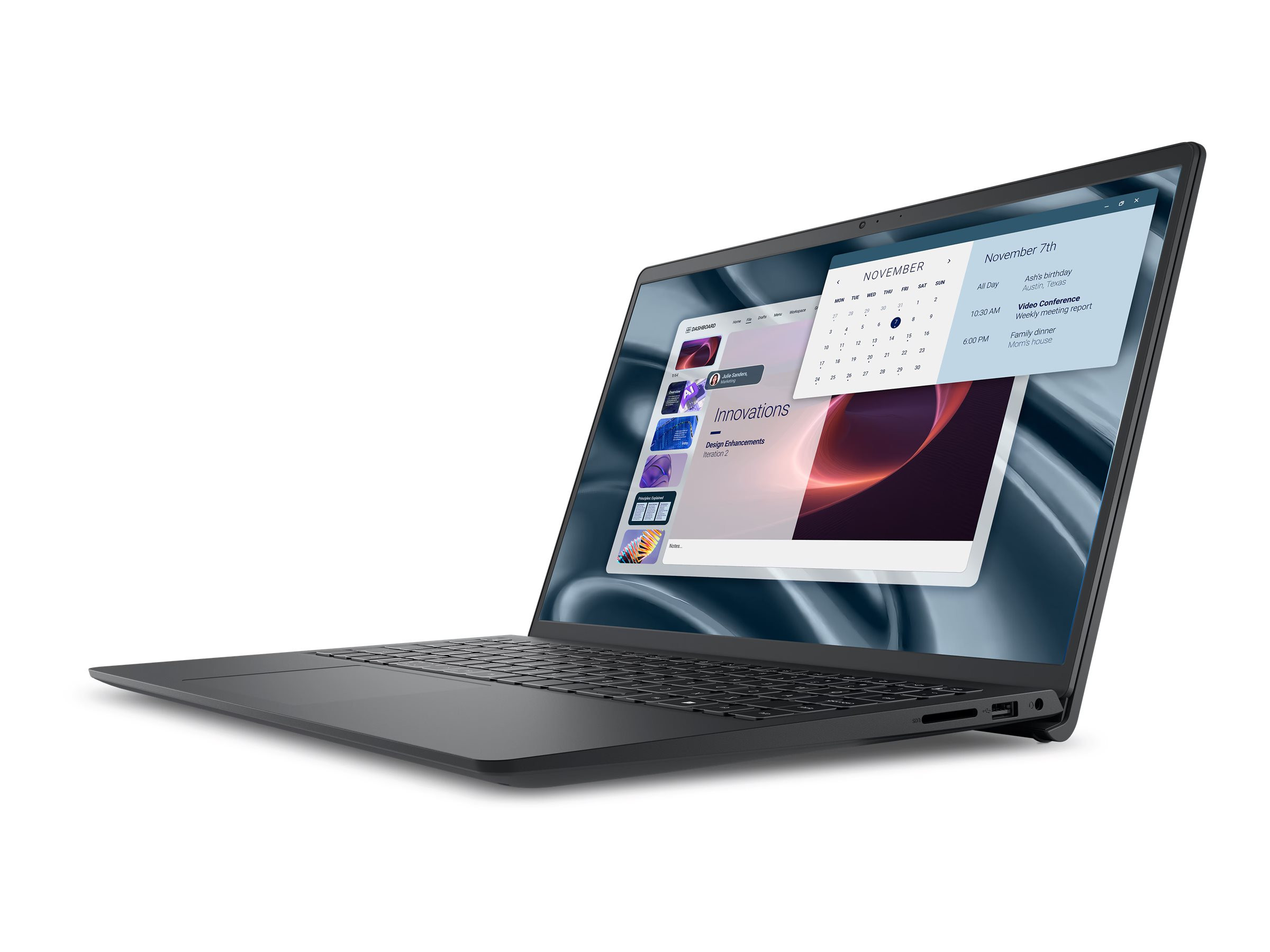 Dell Pro 15 Essential PV15255, 15.6" FHD (1920 x 1080), non-Touch, AMD Ryzen 3 7320U, 8GB LPDDR5 5500MHz (Onboard), M.2 512GB SSD, Radeon 610M Integrated, Wi-Fi 5, BT, HDMI, 1xUSB-C 3.2, 1xUS