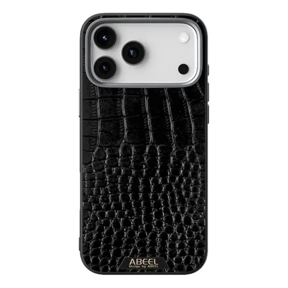 ABEEL MagSafe Crocodile maska za iPhone 17 Pro Max - Black