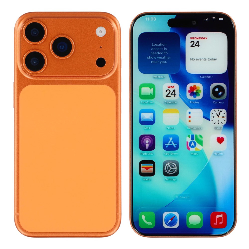 Maketa mobitela iPhone 17 Pro Dummy (Bez logotipa) - Orange