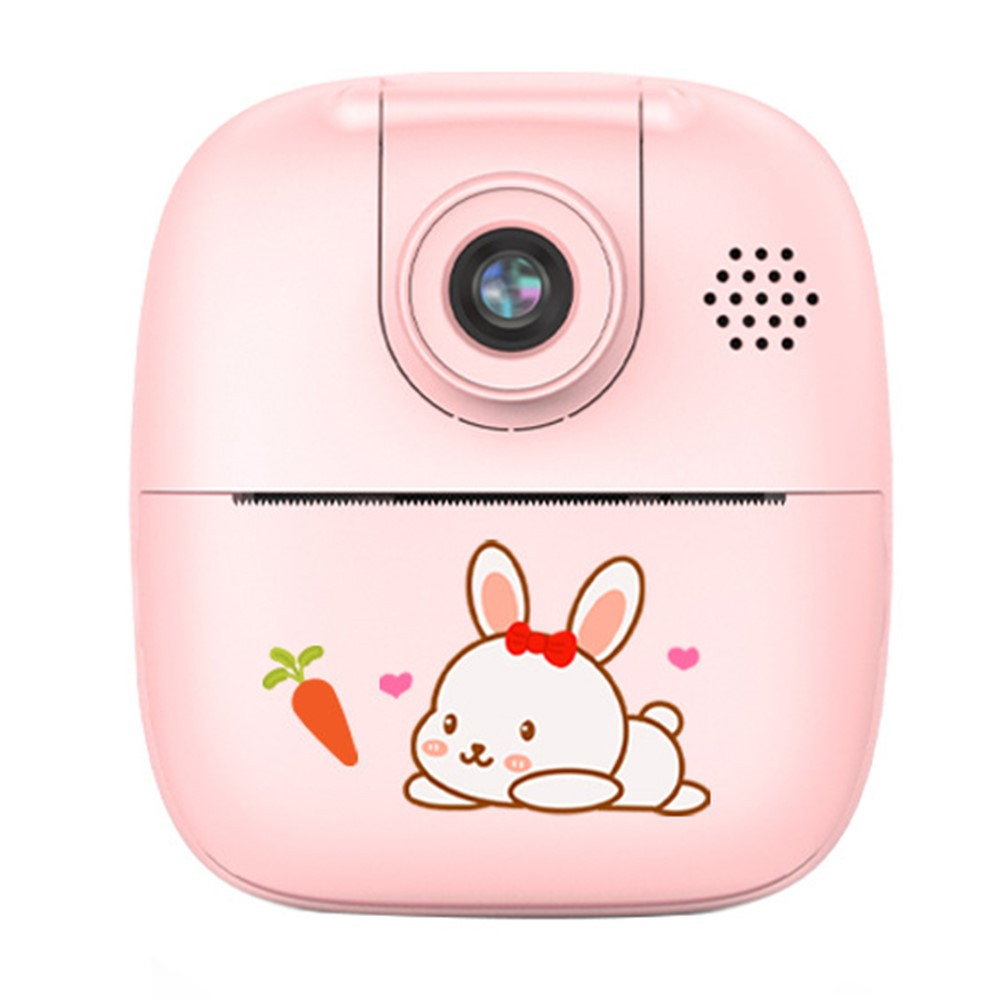 A19 Dječji fotoaparat za instant ispis 24MP Zero Ink Dječji digitalni fotoaparat Dječja igračka za selfie kamere - ružičasta
