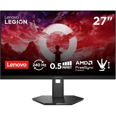 LENOVO Monitor LED 27QD-10 27" QHD 2560x1440 240Hz 300cd 1000:1 2xHDMI DP USB-C 15W Tilt, Swivel, Pivot, Height Adjust Stand