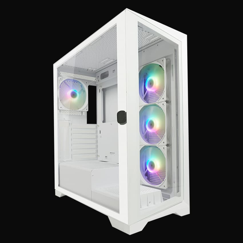 LC-Power Gaming Case 806WCrosswind X, 4x120mm ARGBtempered glass, VGA: 390mm