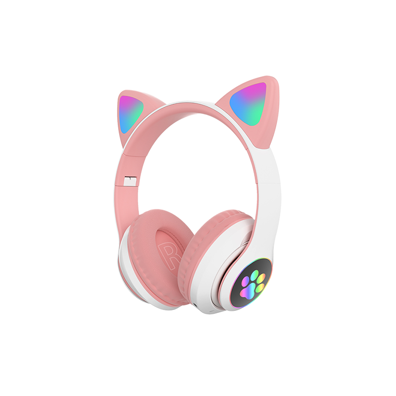 Slušalice CAT EAR STN-28 dječje, wireless, pink + bijela