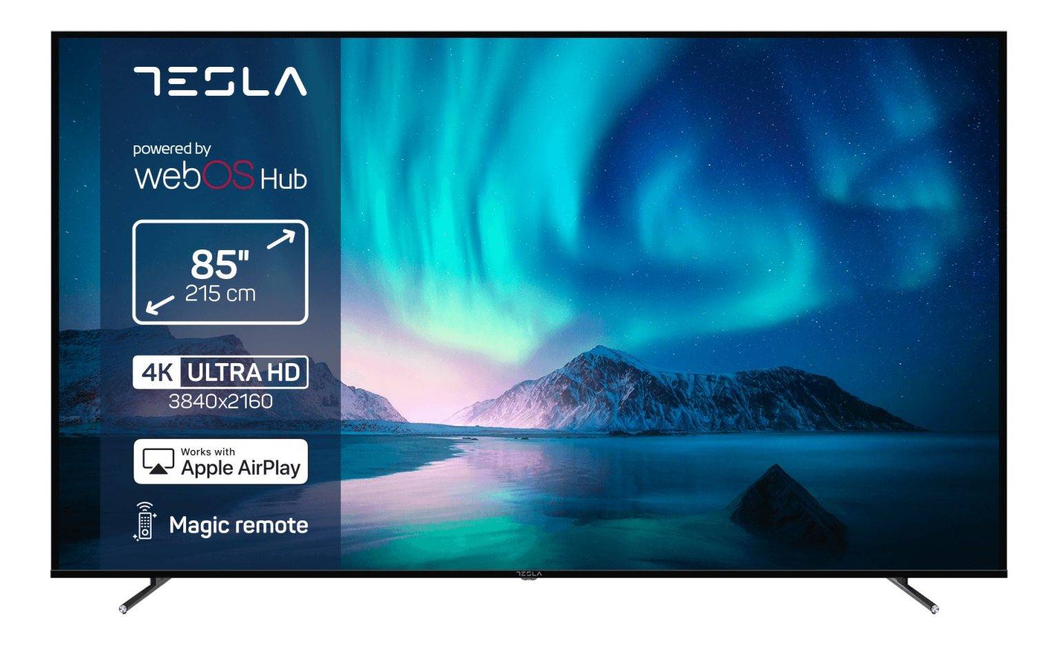 TESLA TV 85E645BUW 4K WebOSDVB-T/T2/C/S/S2