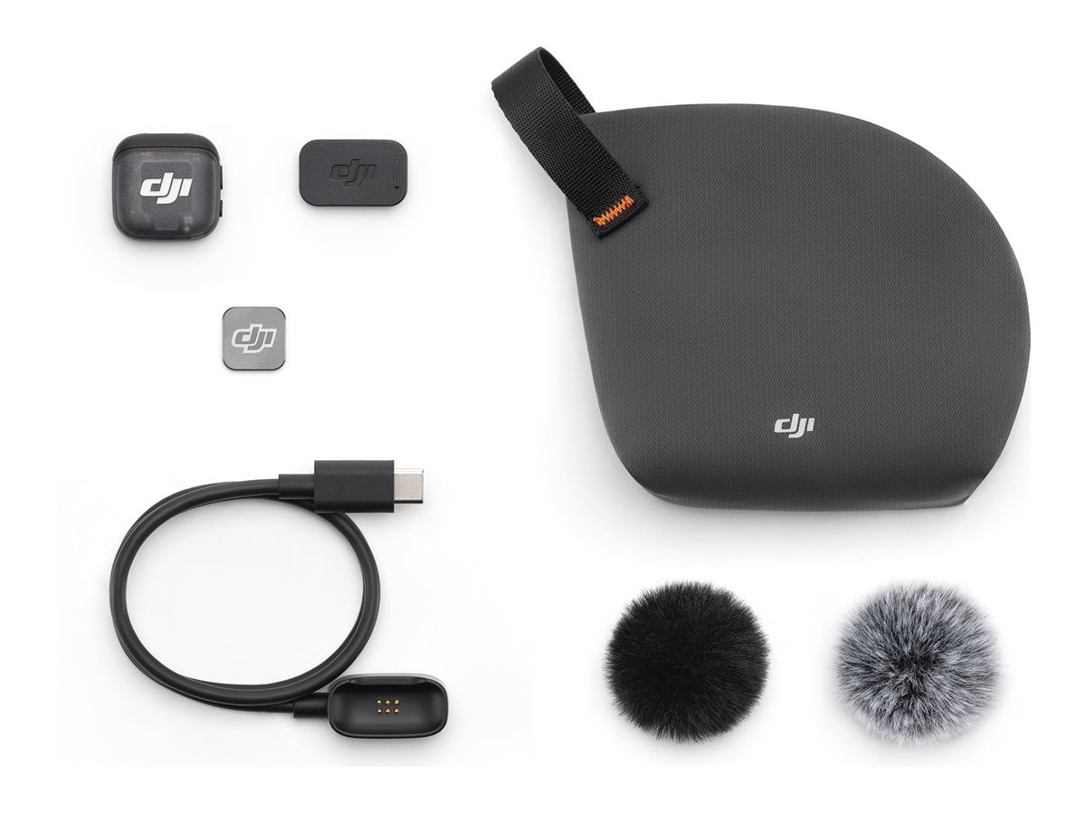 DJI Mic 3 TransmitterMikrofon,prijenos do 250m,5.5hsnimanje,48kHz 24 zvuk,8GB pohrana