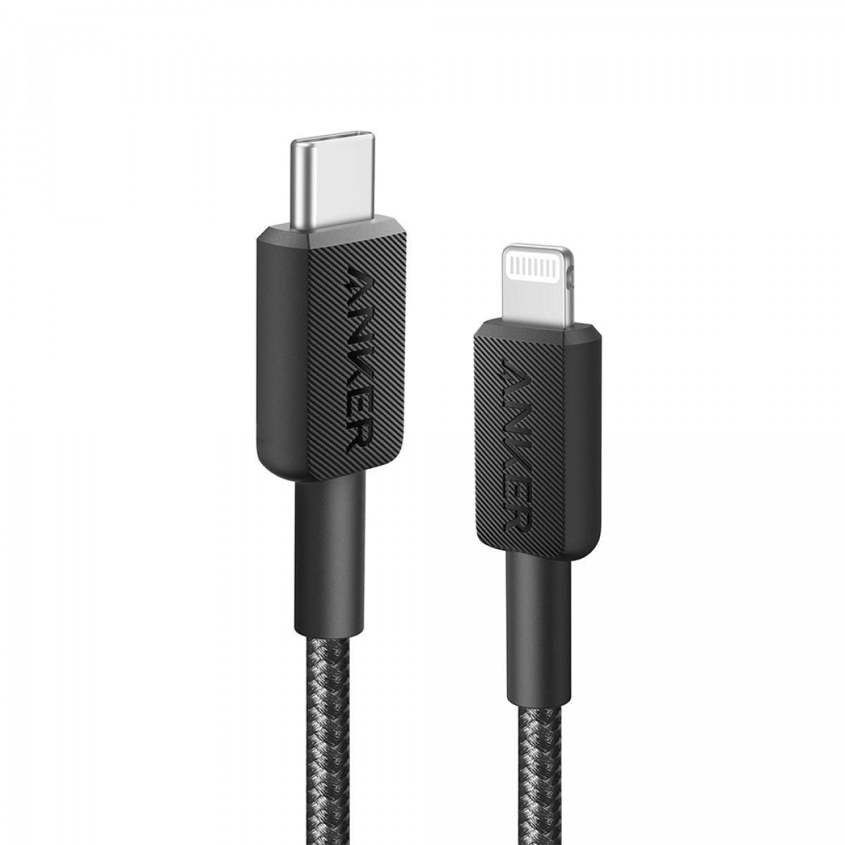 Anker 322 USB-C na Lightning pleteni kabal 1.8m crni