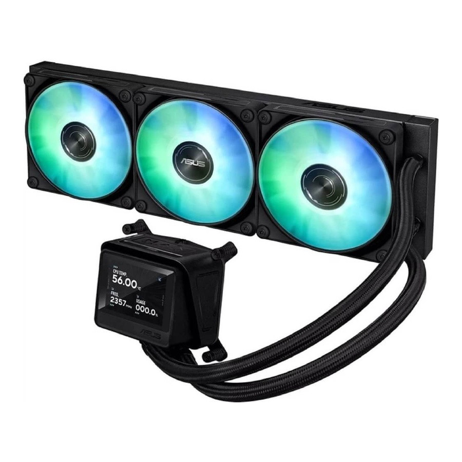ASUS MAX Gaming LC 360 ARGB LCD, liquid cooler,IPS Screen ARGB Fans, Aura lighting