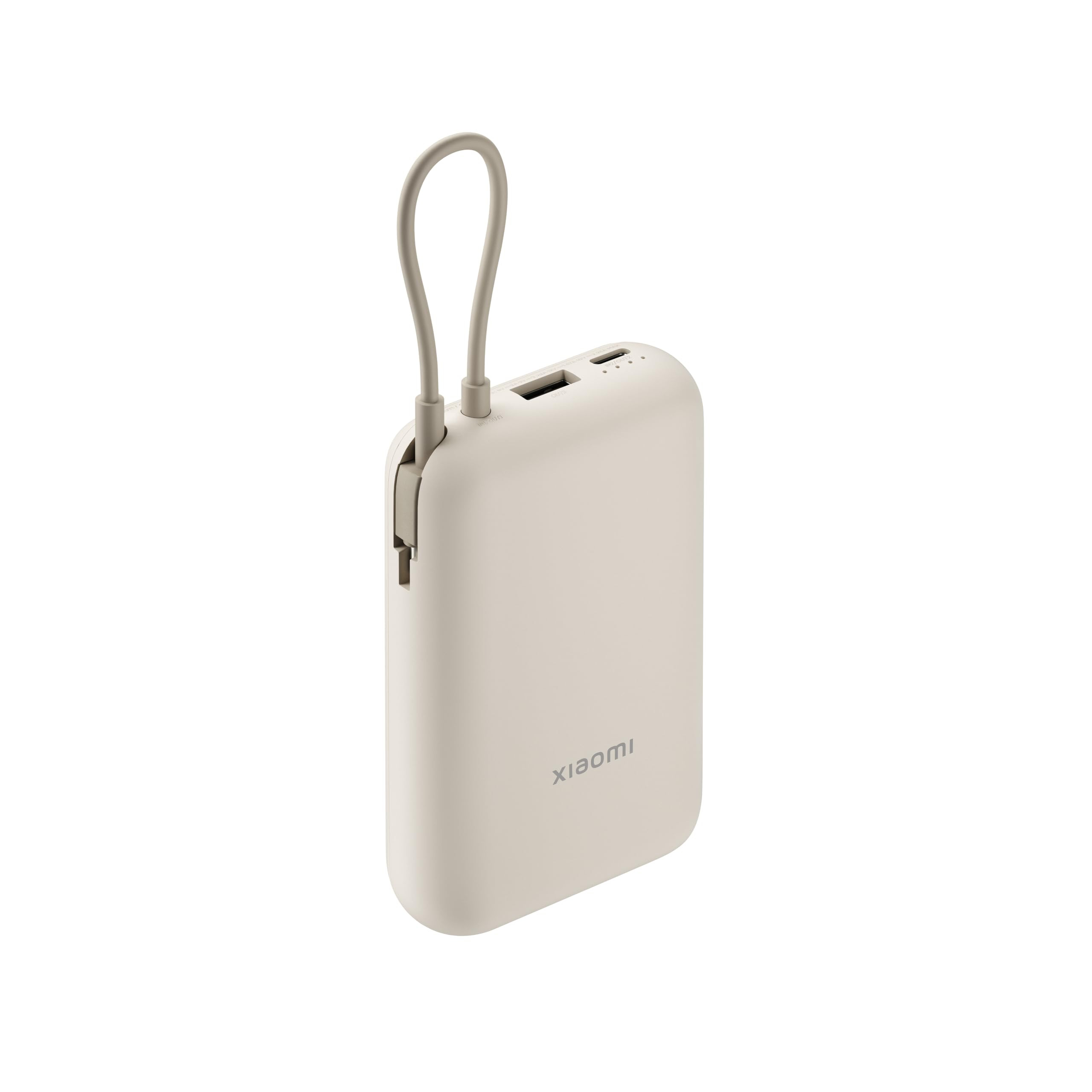 Xiaomi powerbank 10000 mAh integrisani kabl, bež