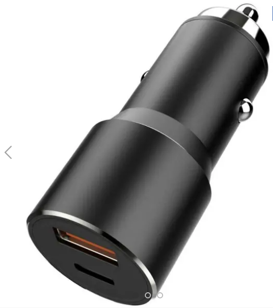 APPACS C25 QC3.0+PD metal LED Car punjač 36W 2 port (FAST)