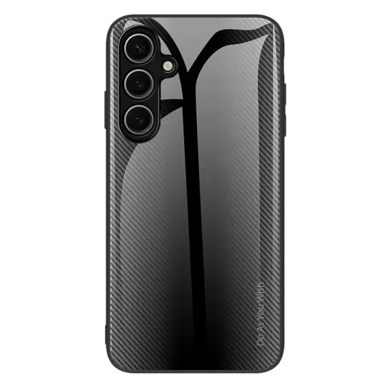 Carbon Fiber Texture maska za Samsung Galaxy S25 - Black