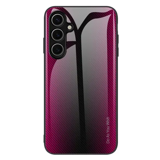 Carbon Fiber Texture maska za Samsung Galaxy S25 - Rose
