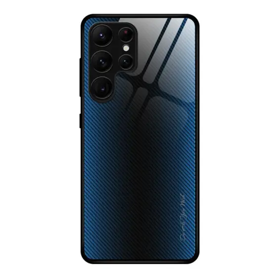 Carbon Fiber Texture maska za Samsung Galaxy S25 Ultra - Baby Blue