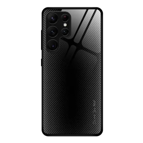 Carbon Fiber Texture maska za Samsung Galaxy S25 Ultra - Black