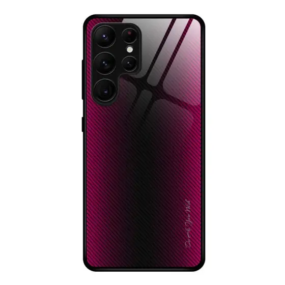 Carbon Fiber Texture maska za Samsung Galaxy S25 Ultra - Rose