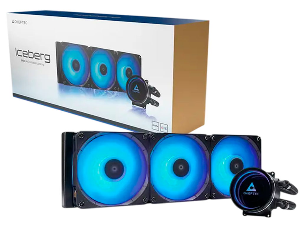 Chieftec Iceberg 360 A-RGB AIO1851, 1700, AM5, AM4Infinity Mirror Cooling Block