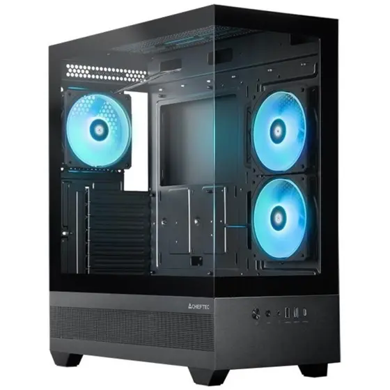 Chieftec Vista Max Case4x140mm A-RGB fans, temp glass420mm GPU, 178mm CPU Cooler, 360mm rad