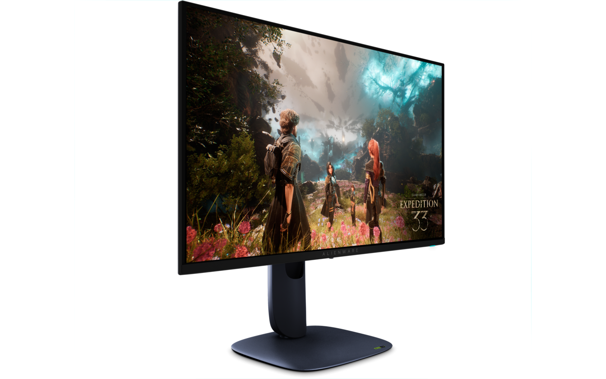 Monitor Alienware 27 AW2725Q, 3840x2160, 4K UHD, 240Hz, QD-OLED Antiglare, 16:9, 1500000:1, 250 cd/m2, NVIDIA G-SYNC Compatible, 0.03ms, 178/178, DP, 2xHDMI, USB-B, 3xUSB-A, Tilt, Swivel, Piv