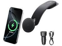Anker MagGo Magnetic Car Mount with Alloy Bracket Black