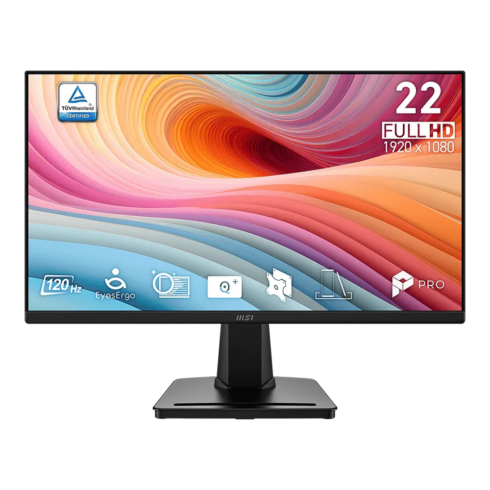 Monitor 22 MSI PRO MP225 E12VL VA 120HZ FHD