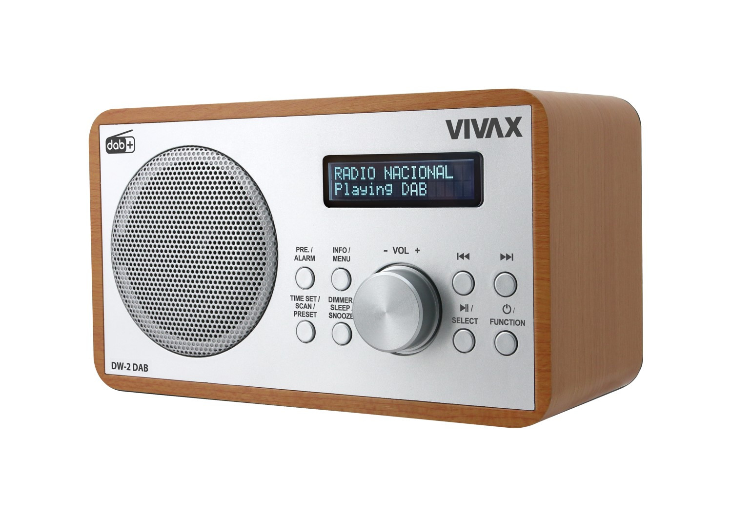 VIVAX VOX RADIO DW-2 DAB WALNUT