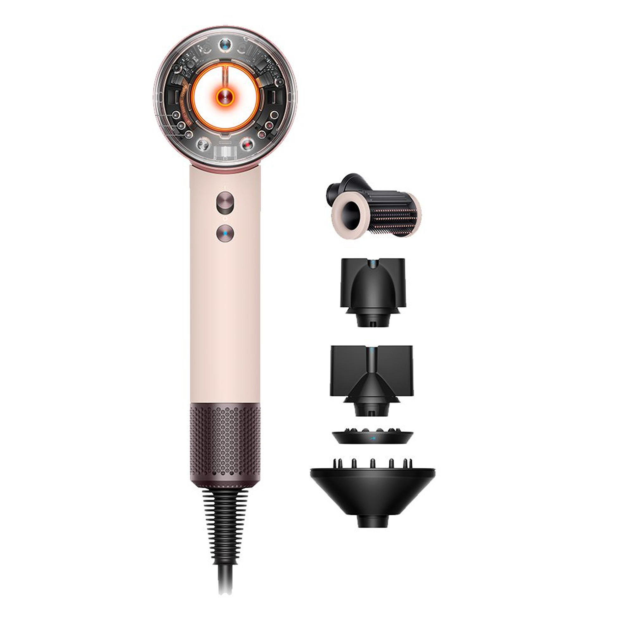 Fen Dyson Supersonic Nural HD16 Ceramic Pink/Rose Gold Straight+Wavy