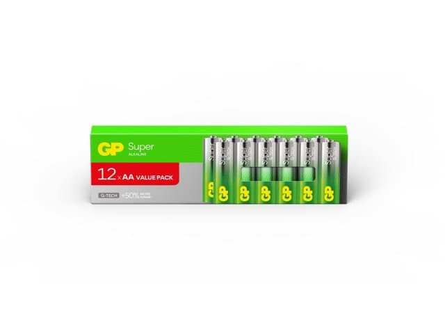 GP baterije LR6-PAB12 AA Super Alkaline