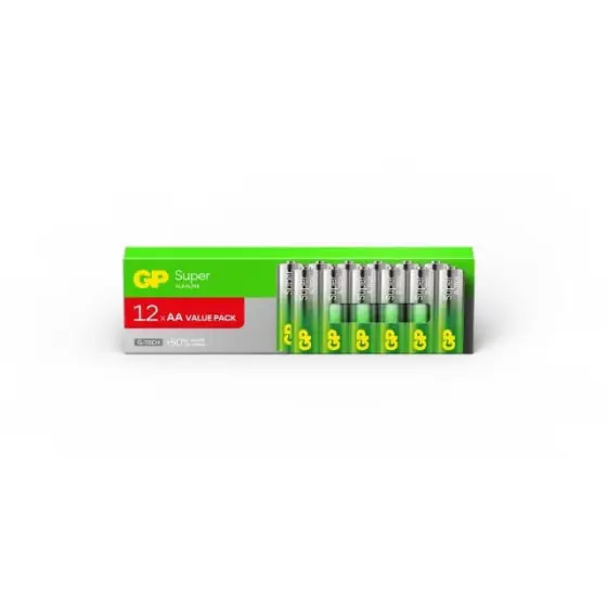 GP baterije LR6-PAB12 AA Super Alkaline