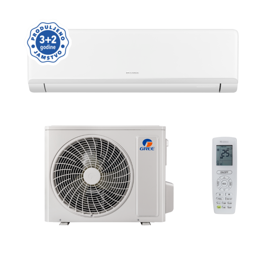 GREE, klima uređaj komplet COSMO ECONOMICAL GWH18AWDXBK6DNA3AI/GWH18ATDXBK6DNA1AO - 4,60kW