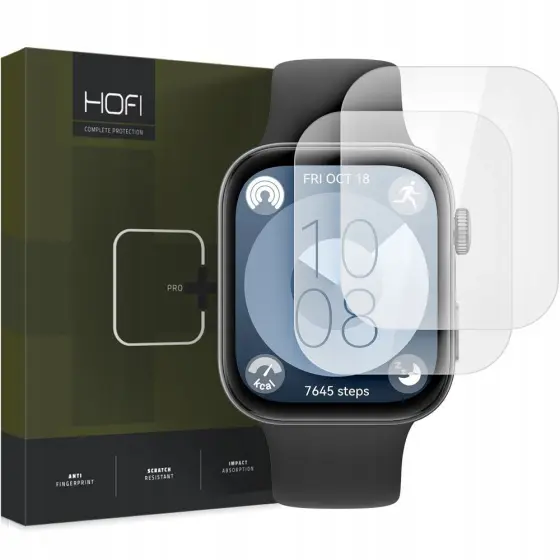 HOFI HYDROFLEX PRO+ 2-PACK folija za HUAWEI WATCH FIT 3 CLEAR