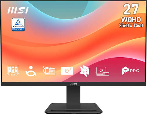 Monitor 27 MSI PRO MP273Q E7 WQHD 75HZ IPS