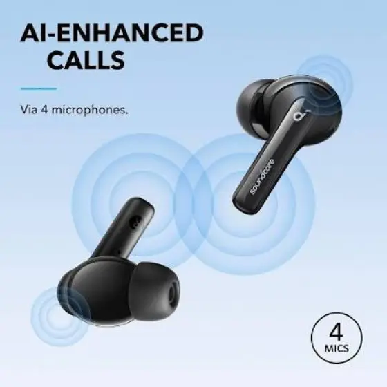 Anker Soundcore Bluetooth Earphones Life Note 3i Black