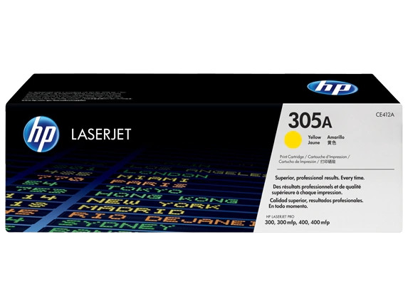 HP Toner CE412A Yellow 305A