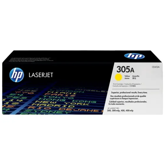 HP Toner CE412A Yellow 305A